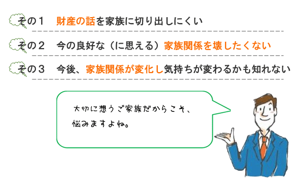 相続対策を先送りする3つの理由
